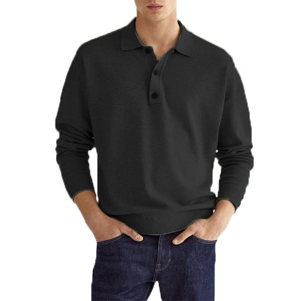 Langarm Poloshirt Herren | Klassischer Kragen & Bequem