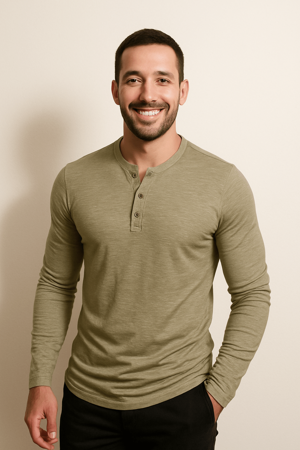 Edmund Langarm-Henley-Shirt 9