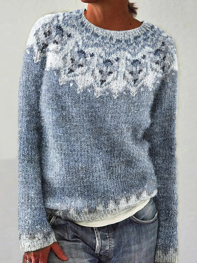 Langarm-Strickpullover