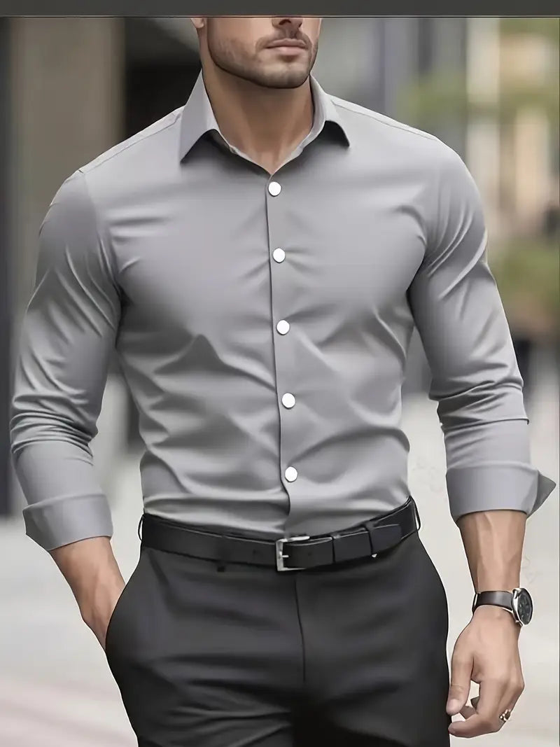 Langarmhemd Herren | Business & Elegant