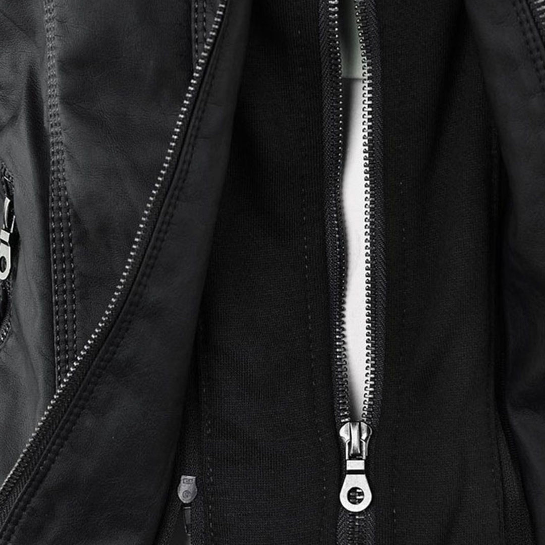 Lederjacke Für Damen | Mit Kapuze 4
