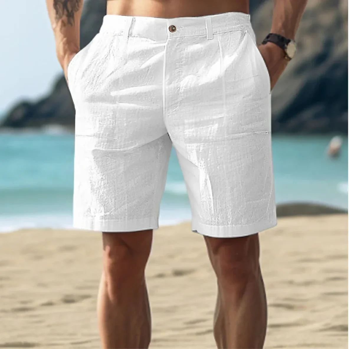 Leichte Shorts für Herren | Atmungsaktiv und bequem mit Kordelzugbund