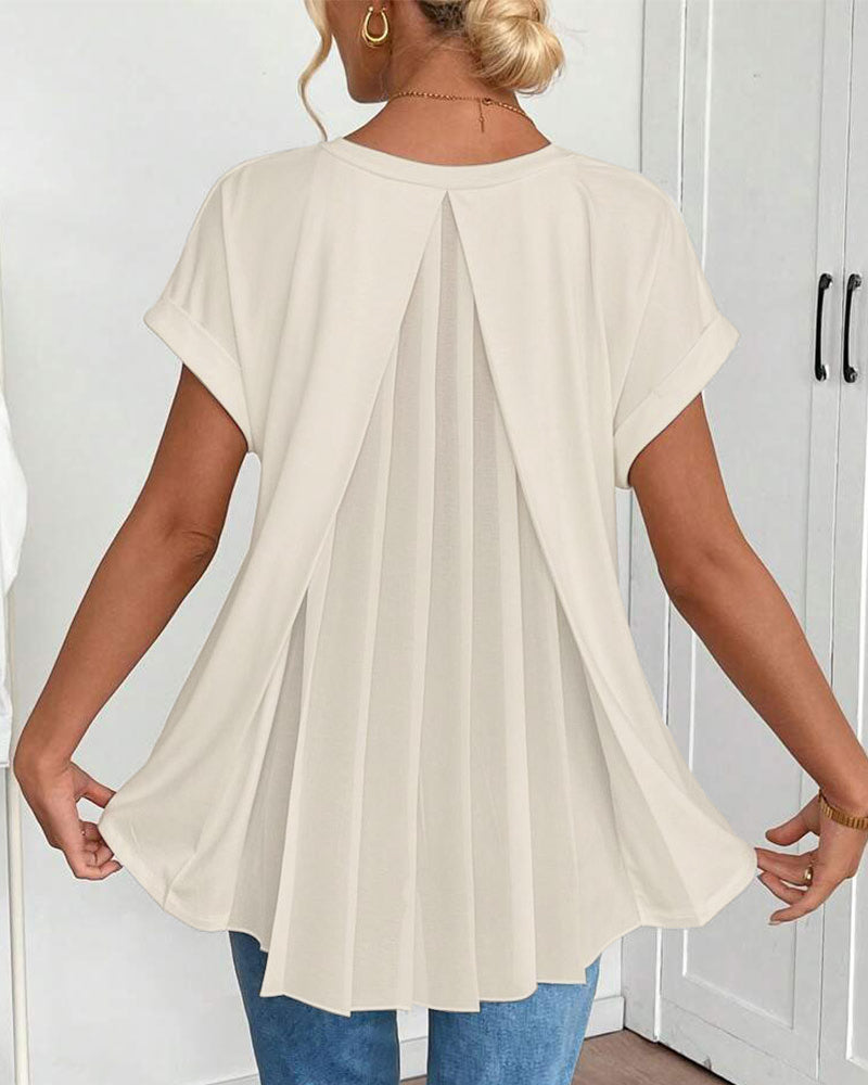 Liyanna – Patchwork T-Hemd Mit Kurzen Ärmeln 3