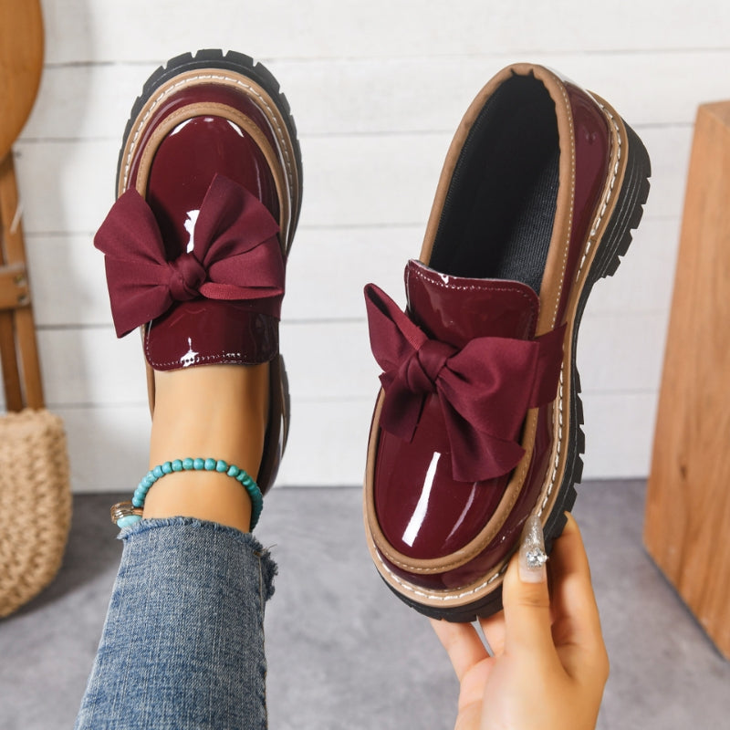 Julia | Stil und Komfort Glänzende Damen Loafer 2