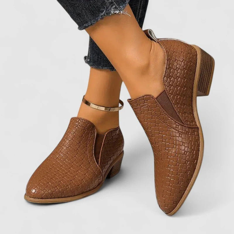Loafer Damen | Spitze Zehenpartie & Blockabsatz
