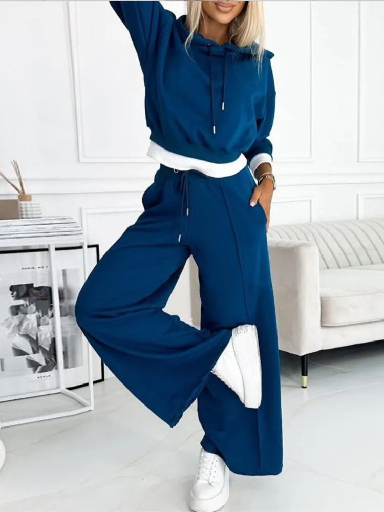 Loungewear Set Damen | Kapuze & Wärmend