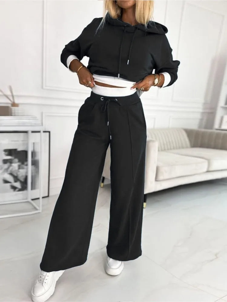 Loungewear Set Damen | Kapuze & Wärmend