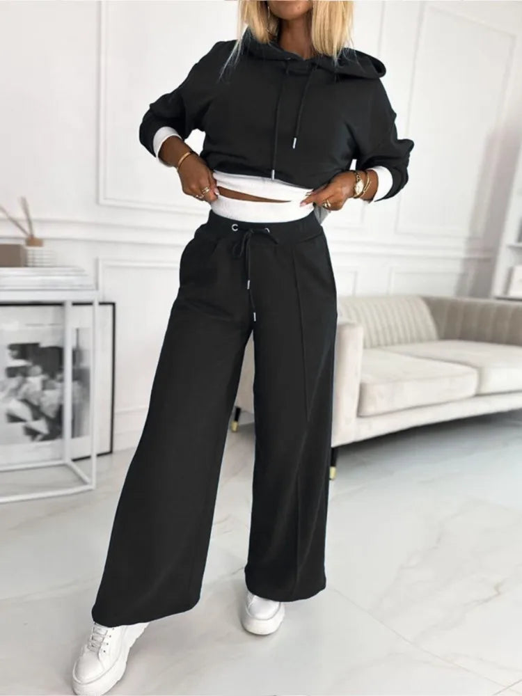 Loungewear Set Damen | Kapuze & Wärmend