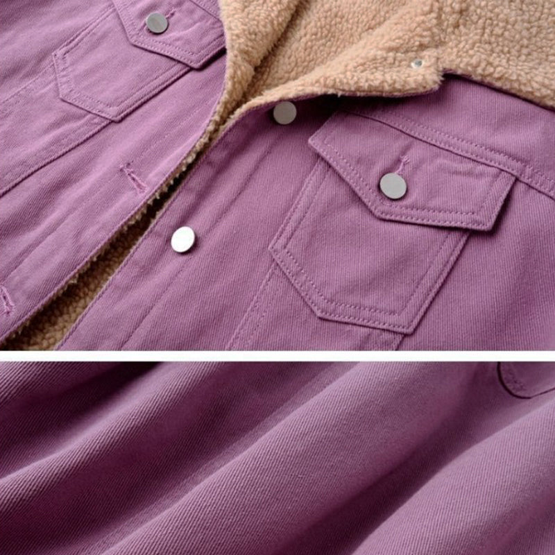 Lozenda - Denimjacke Aus Samt