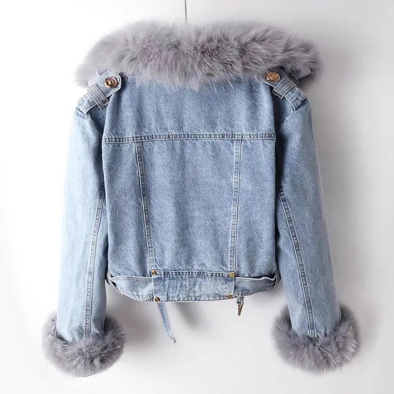 Lozenda - Edgy Denim Jacke