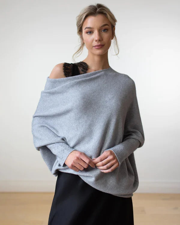 Lozenda - Geraffter Pullover