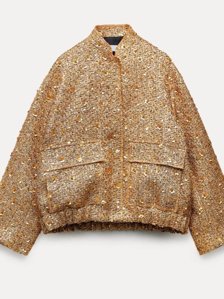 Lozenda - Stylische Glitzerjacke