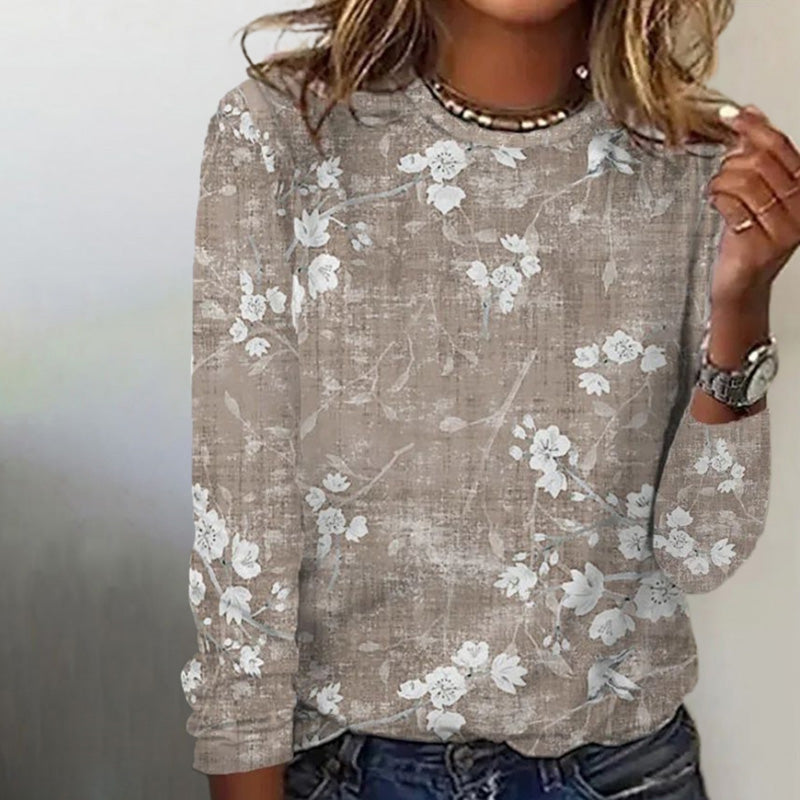 Lozenda - T-Shirt Mit Blumendruck