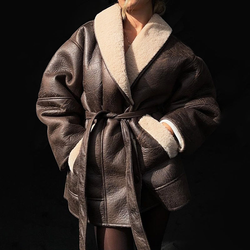 Lozenda - Winter Lederjacke