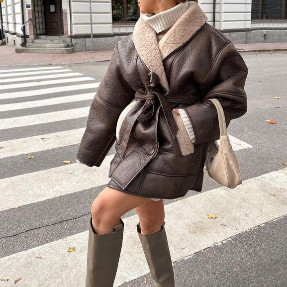 Lozenda - Winter Lederjacke