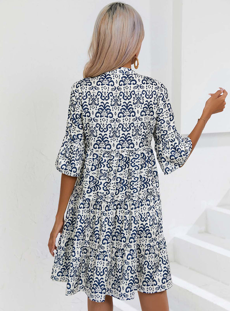 Lozenda - mit Muster und hoher Taille