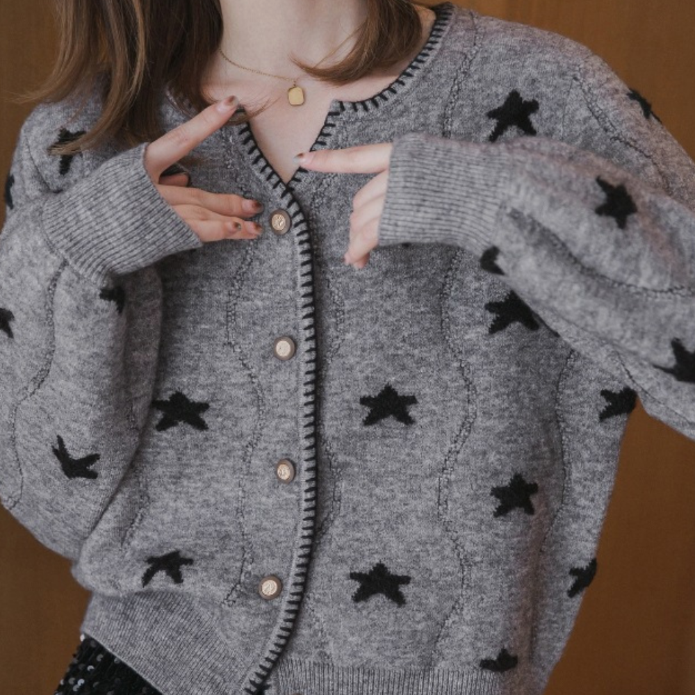 Luftiger Strickcardigan für Frauen