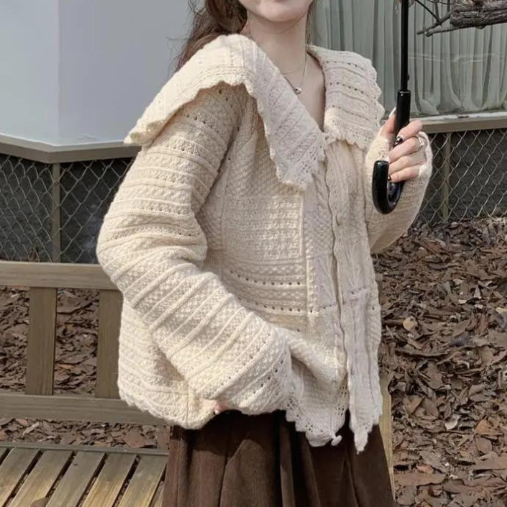 Luxuriöse Strickjacke für Frauen