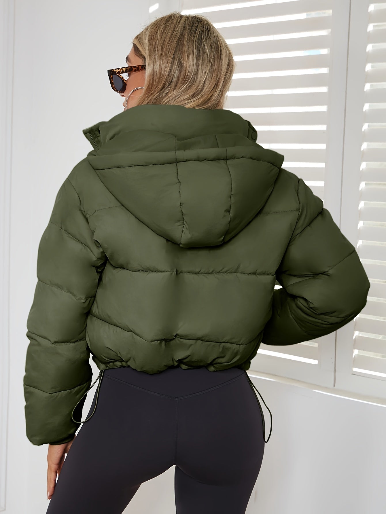 Lydia - Stilvolle warme Kapuzenjacke mit Puffer