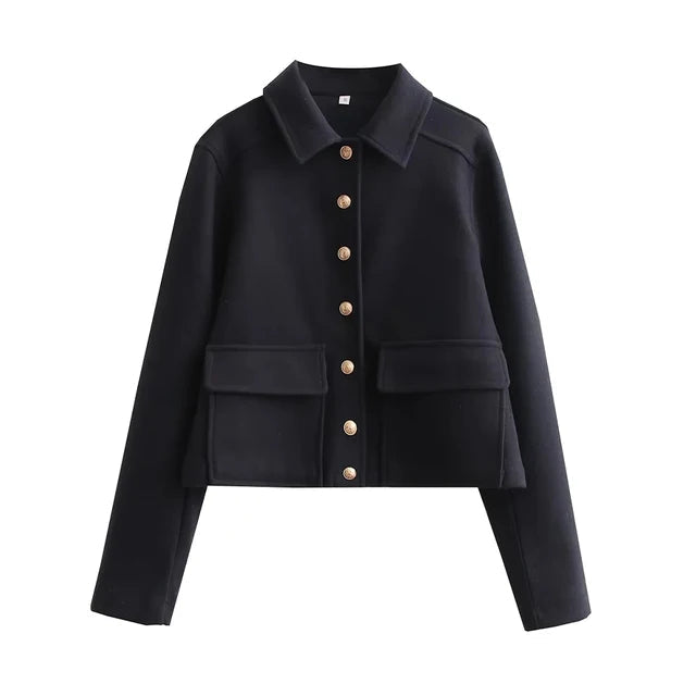 Lynn - Button Jacke 0