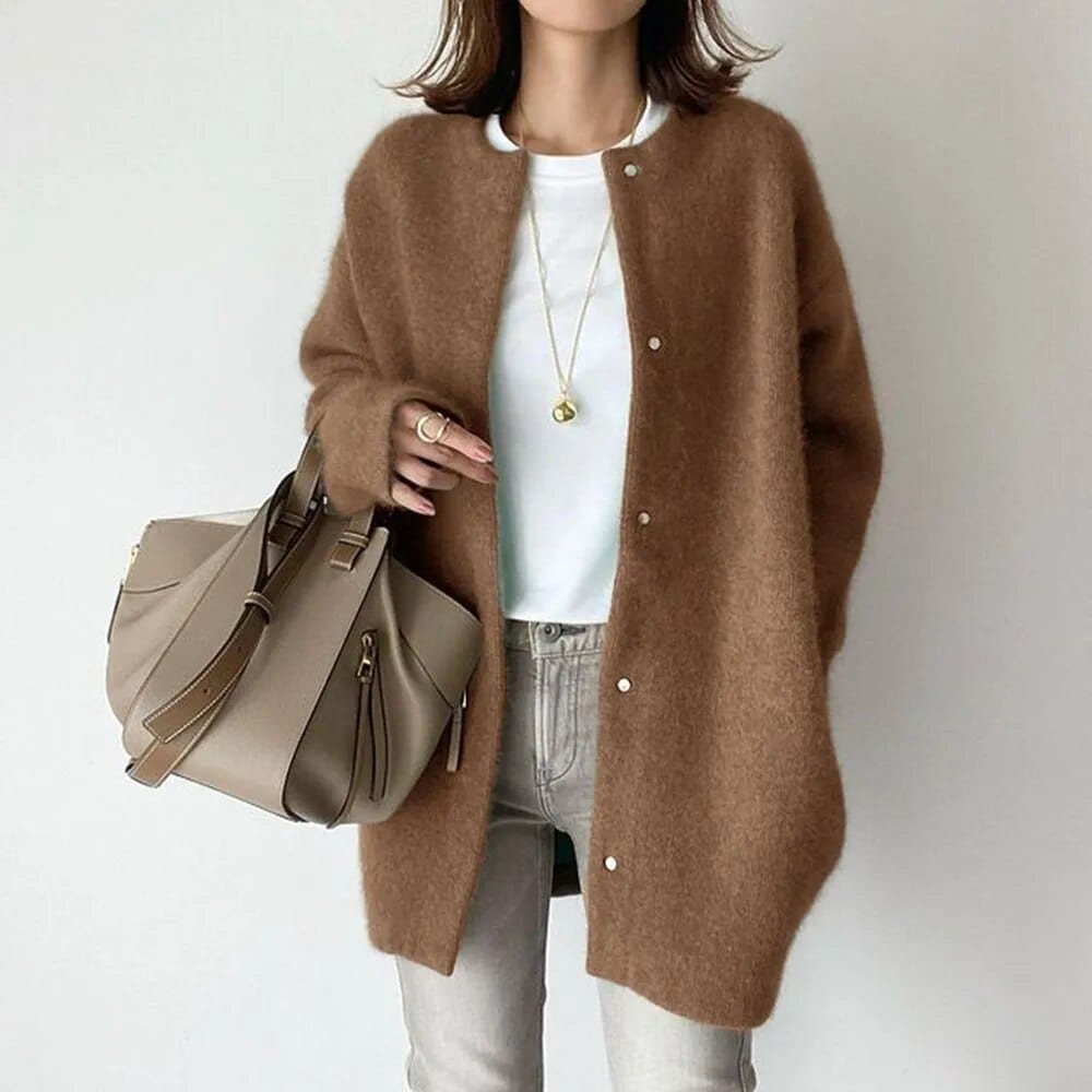 MATHILDA | LUXURY BUTTON CARDIGAN 5