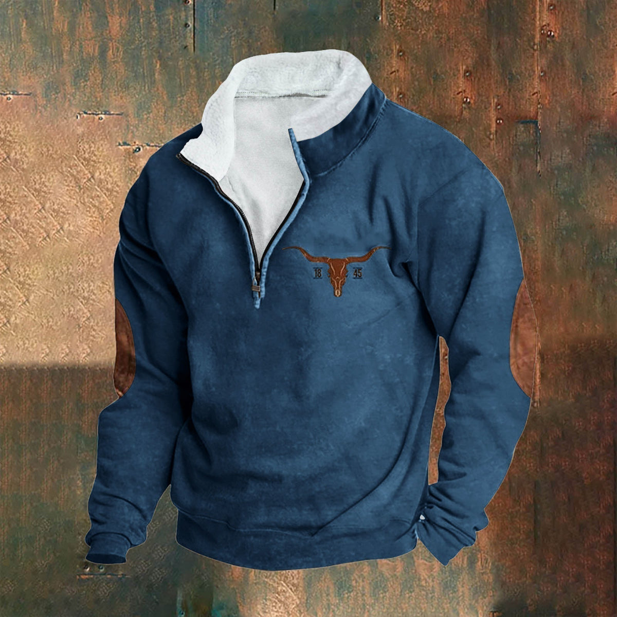 Langarmpullover Herren | Mit Reißverschluss 3