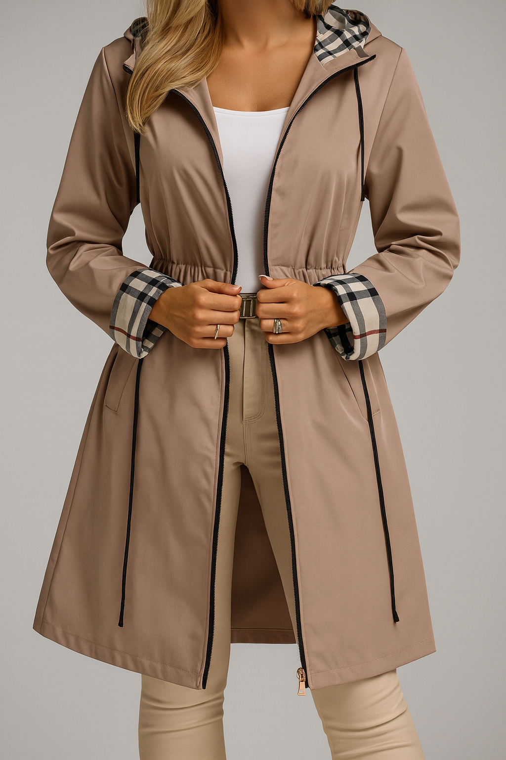 Noel – Weicher Zip-Mantel 0