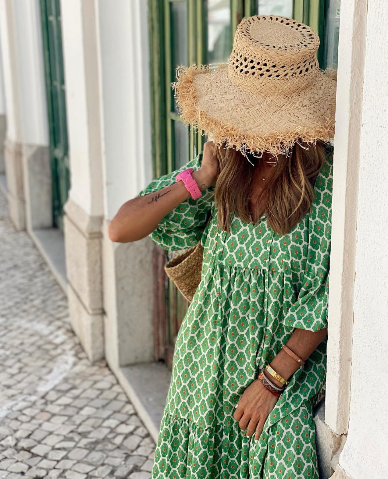 Berthilde | Damen Sommer Vintage Kleid | Maxi 2