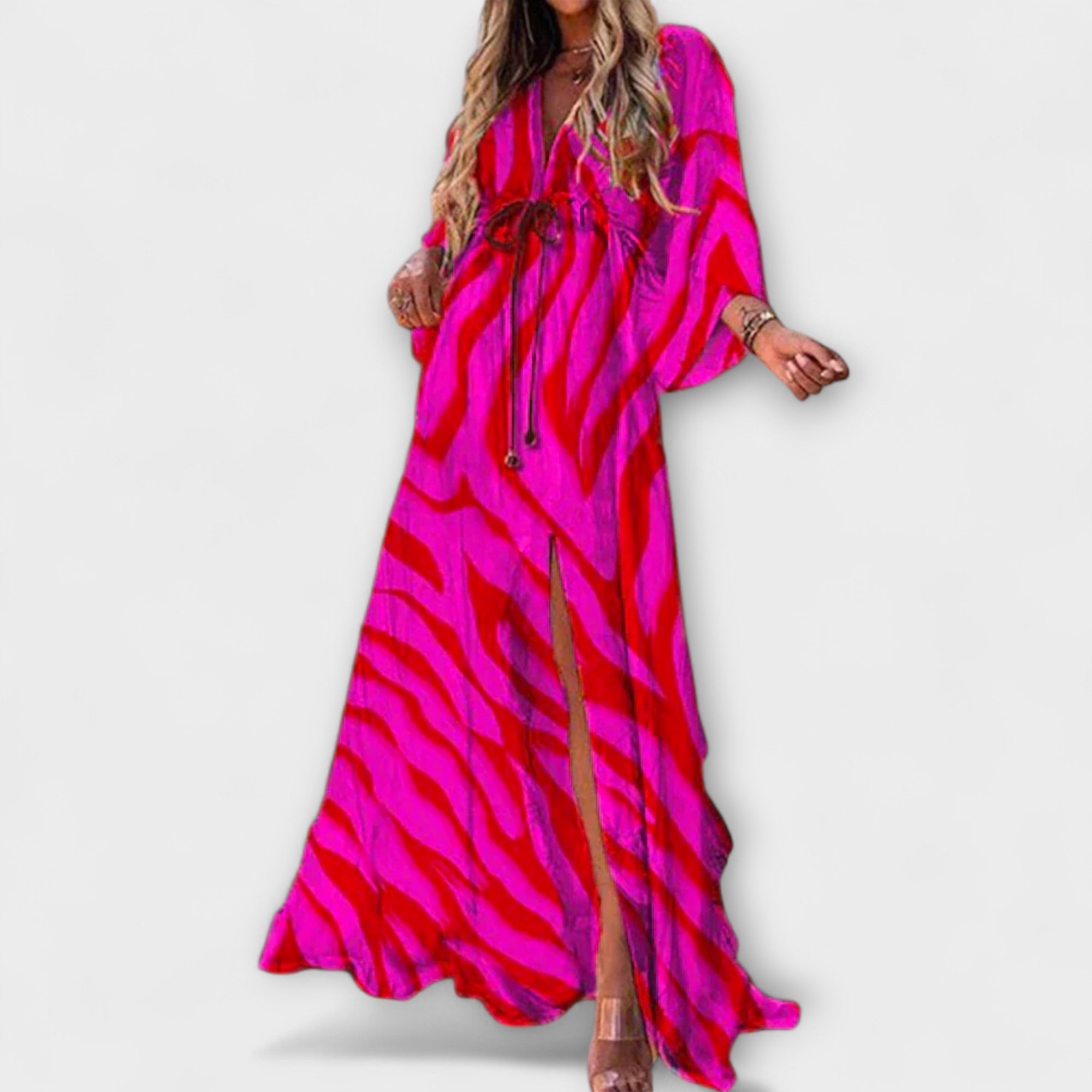 Maxikleid Damen | Boho Print & Fließend