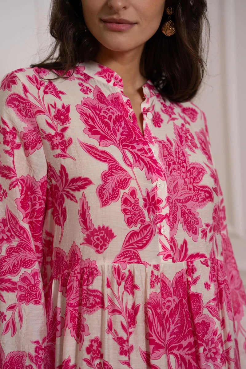 Maxikleid aus Seiden-Mix 8