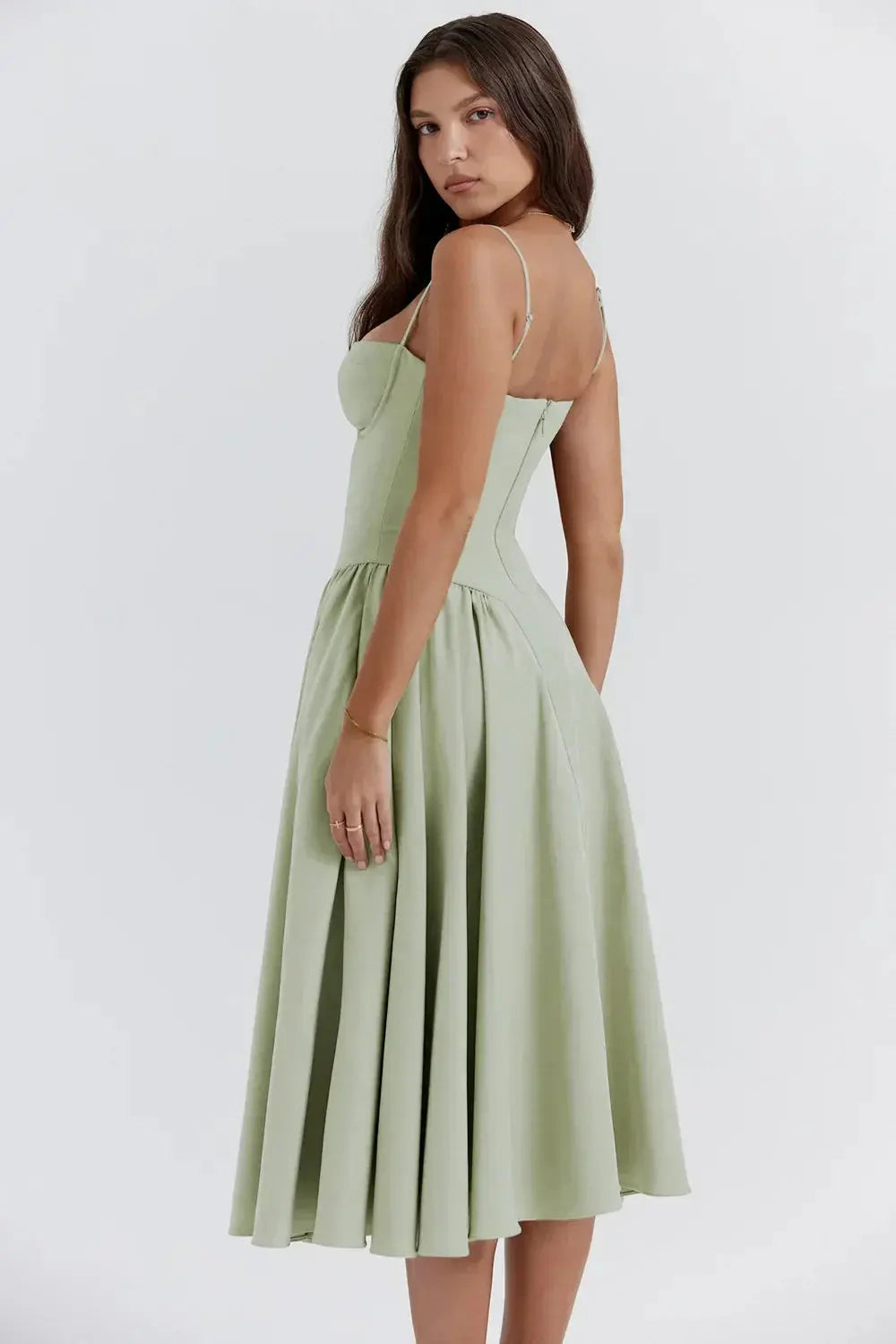 Melis™ Korsett-Midikleid ohne Ärmel 2