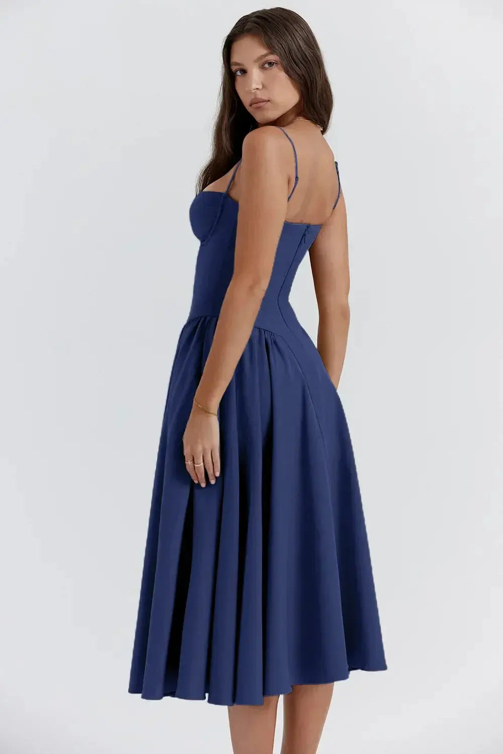 Melis™ Korsett-Midikleid ohne Ärmel 4