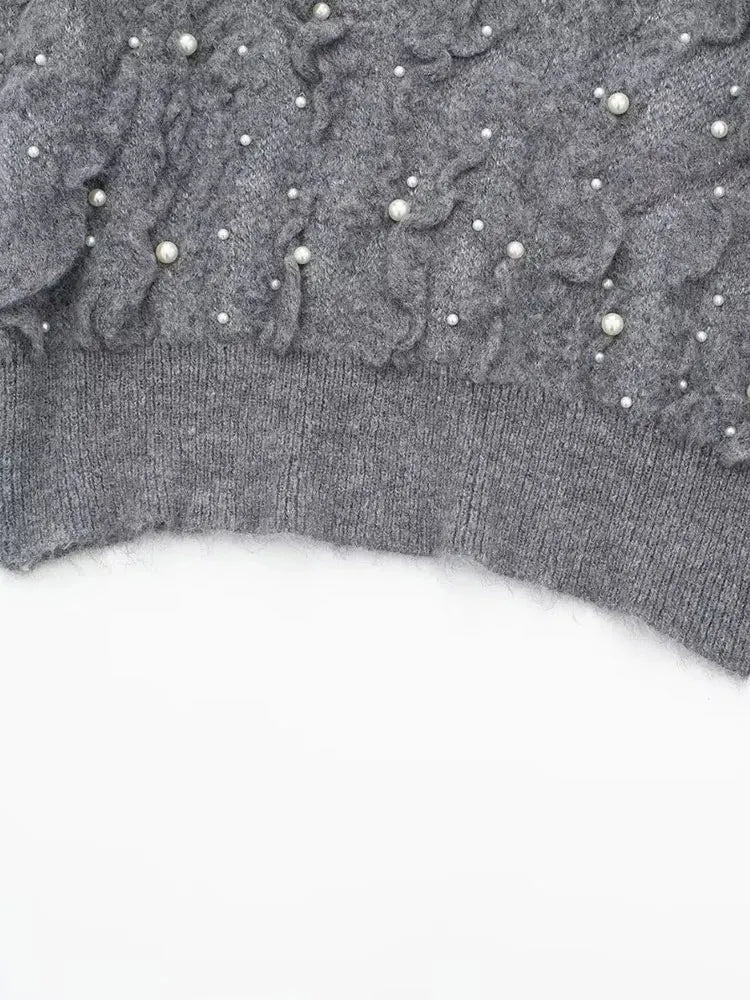 Merel - Pullover mit Perlenstruktur