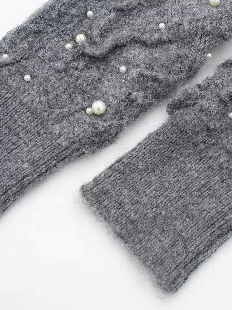 Merel - Pullover mit Perlenstruktur