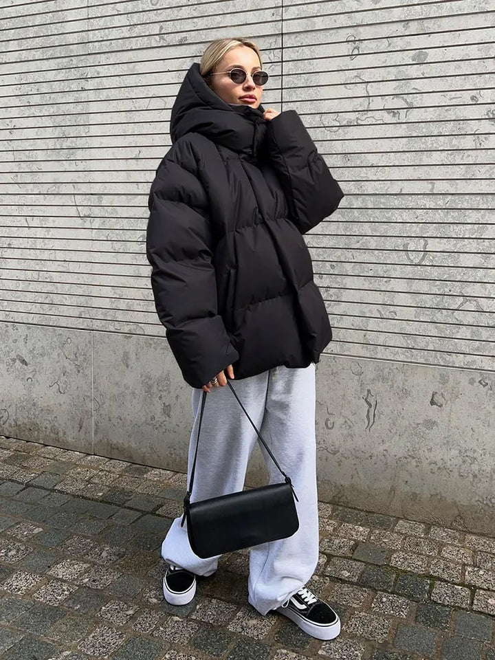 Miah - Trendige Daunenjacke in Übergröße für Frauen