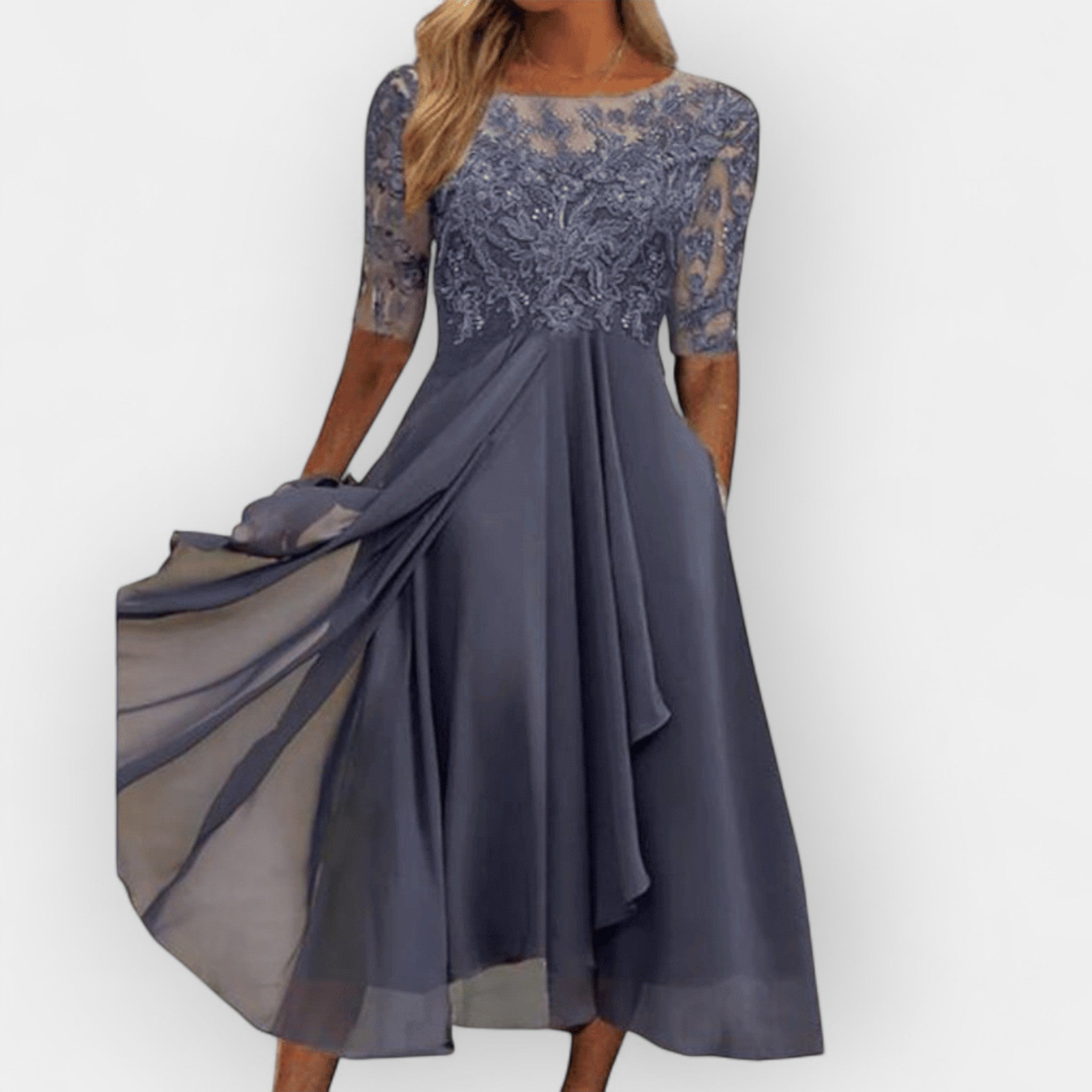 Midikleid Damen | Spitze & Festlich