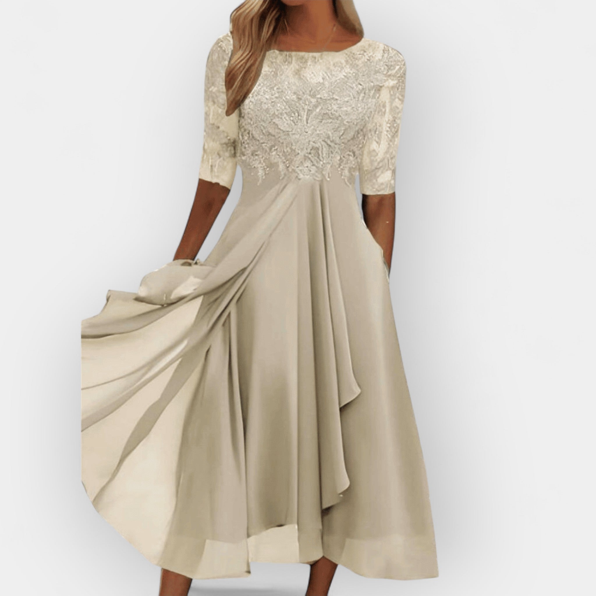 Midikleid Damen | Spitze & Festlich