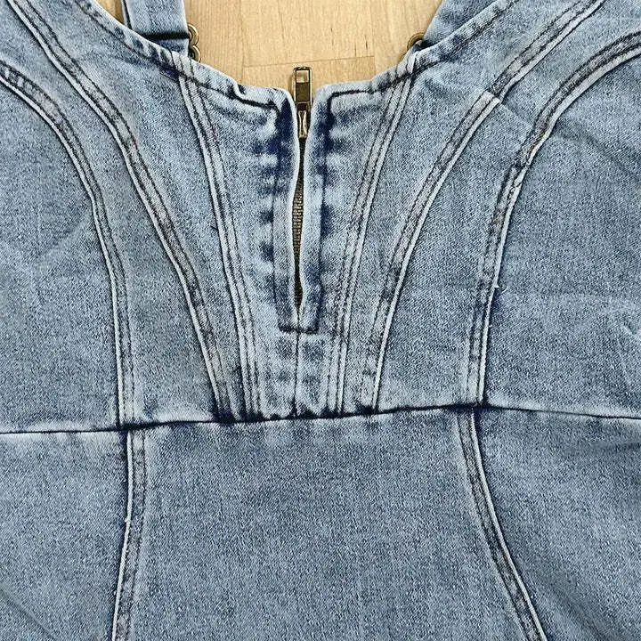 Mirabella™ - Denim-Kleid mit verstellbaren Trägern 4