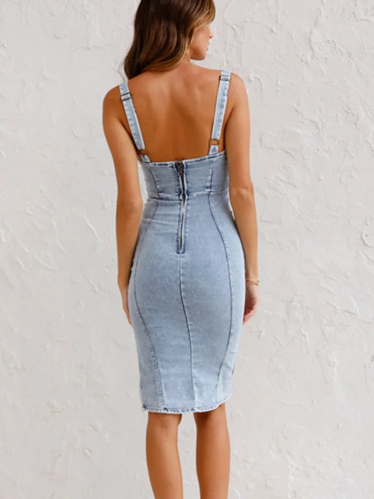 Mirabella™ - Denim-Kleid mit verstellbaren Trägern 5