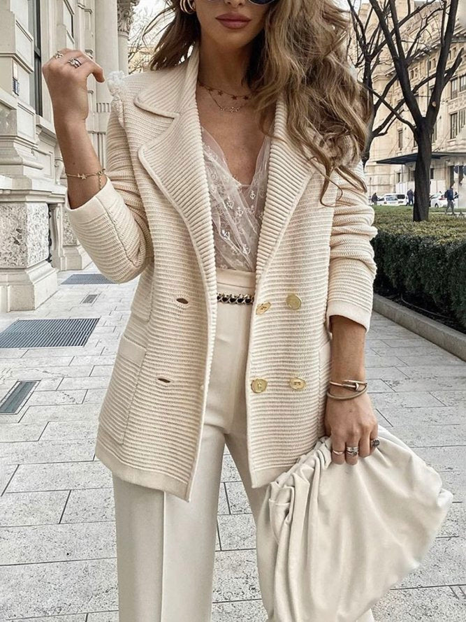 Modischer Strickblazer Damen 0