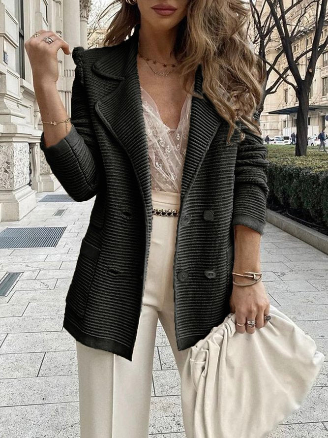 Modischer Strickblazer Damen 3