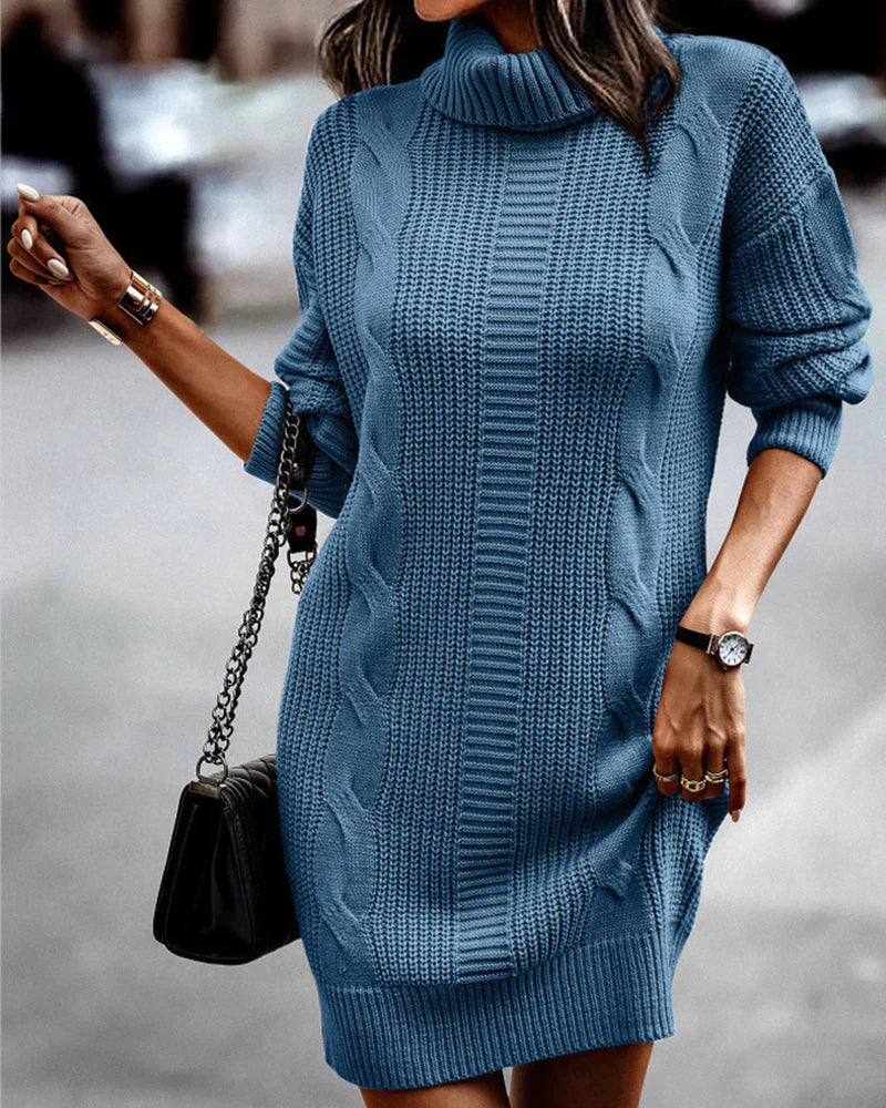 Modisches Strickkleid für Frauen