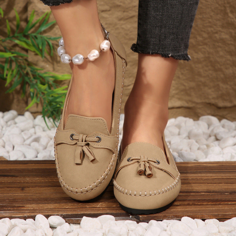 Mokassins Damen | Quasten-Detail & Weicher Komfort-Sitz
