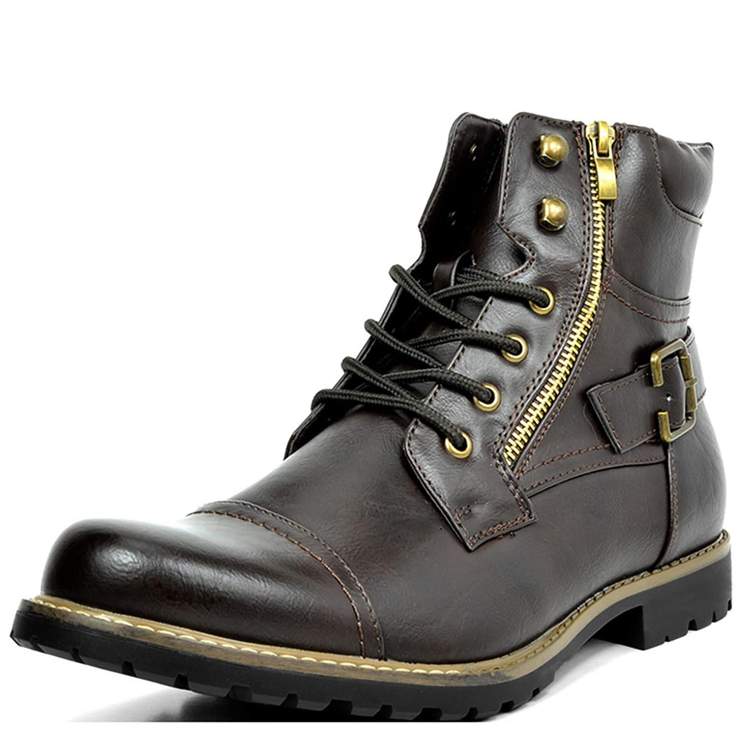 Motorradstiefel aus echtem Leder - Rhion 4