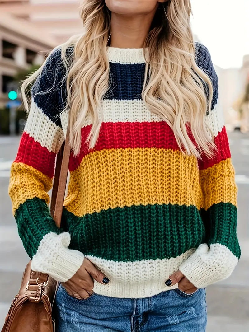 Natalie - Damenpullover Oversize aus Strickstoff