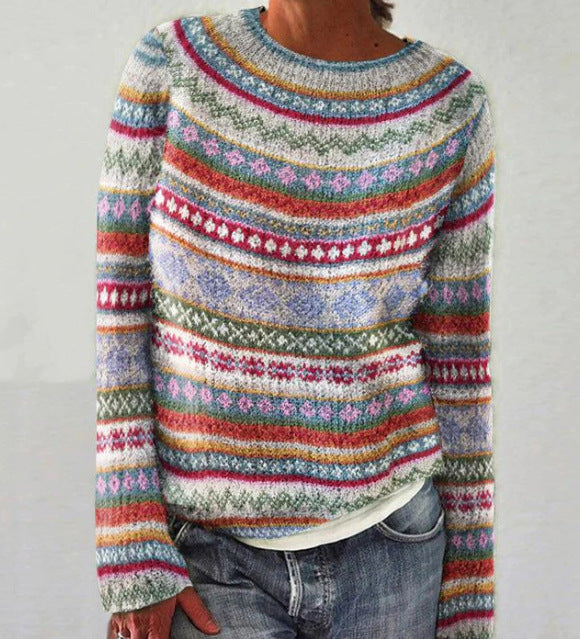 Strickpullover Damen | Vintage Design & Warm 2