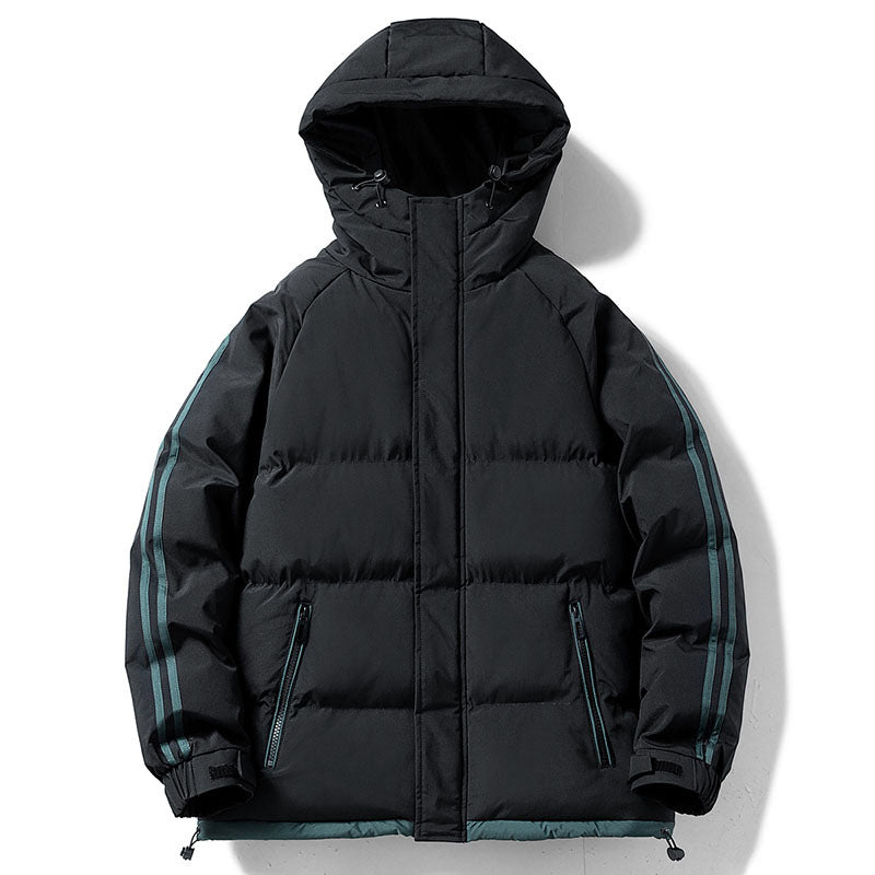 Winterjacke Herren | Kontraststreifen & Warme Wattierung 5
