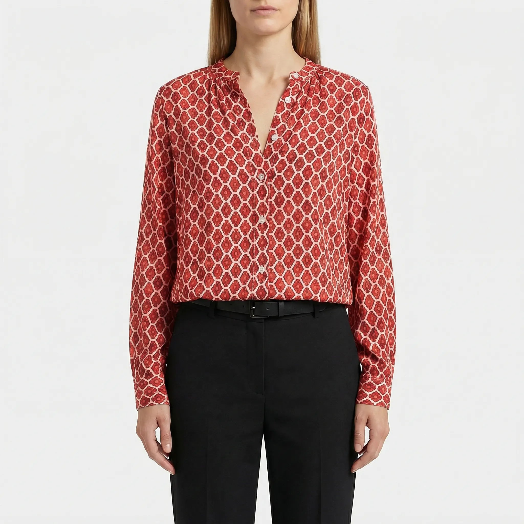 Oberteil Damen | Taillierter Schnitt & Knopfdetails