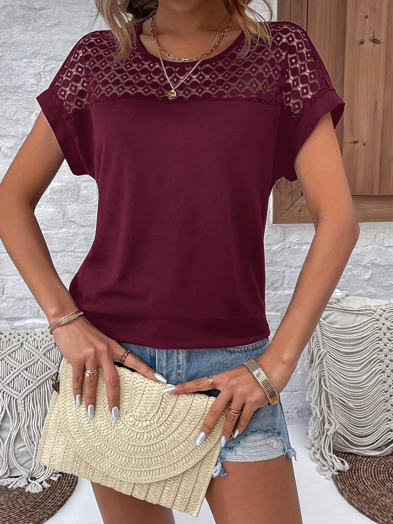 Olivia™ - Stilvolles Batwing T-Shirt 2