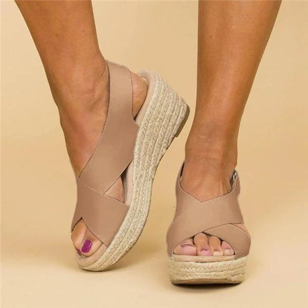 Komfortable Orthopädische Keilabsatz-Espadrilles - Clara 2